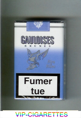 Gauloises Brunes Bleu and Blanc cigarettes soft box