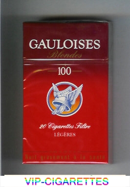 Gauloises Blondes 100s Legeres Cigarettes hard box