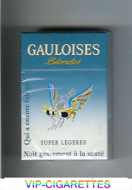 Gauloises Blondes Cigarettes Qui a Encore Fait Ca ' Super Legeres hard box