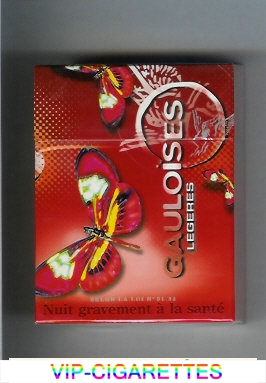 Gauloises Legeres 30s cigarettes hard box