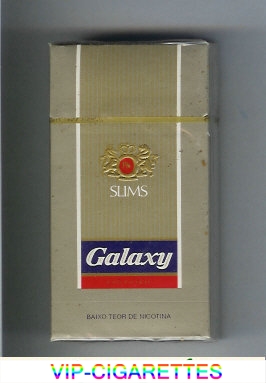 Galaxy Slims gold 100s cigarettes hard box