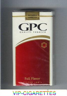 GPC Quality Tabacco Full Flavor Filter 100s Cigarettes soft box