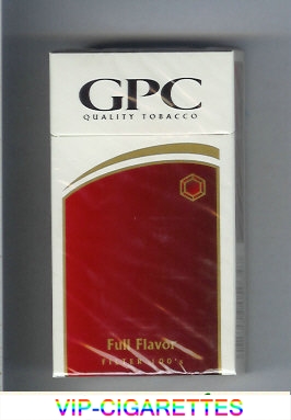 GPC Quality Tabacco Full Flavor Filter 100s Cigarettes hard box