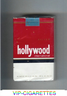 Hollywood International American Blend cigarettes soft box
