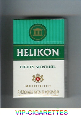 Helikon Lights Menthol Multifilter cigarettes hard box