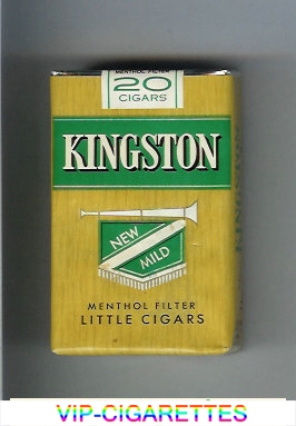 Kingston New Mild Menthol Filter Little Cigars cigarettes soft box