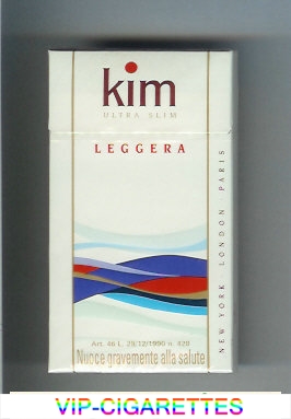 Kim Ultra Slim Leggera 100s cigarettes hard box