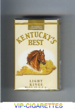 Kentucky's Best Light cigarettes soft box