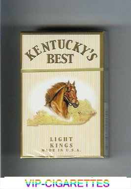 Kentucky's Best Light cigarettes hard box