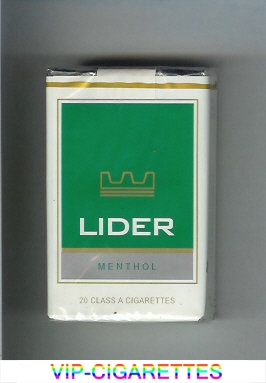 Lider Menthol cigarettes soft box