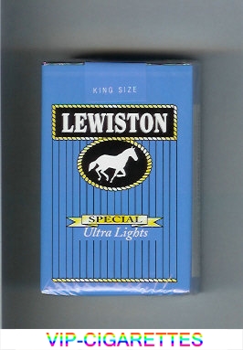 Lewiston Special Ultra Lights cigarettes soft box