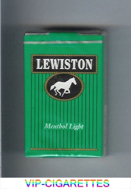 Lewiston Menthol Light cigarettes soft box