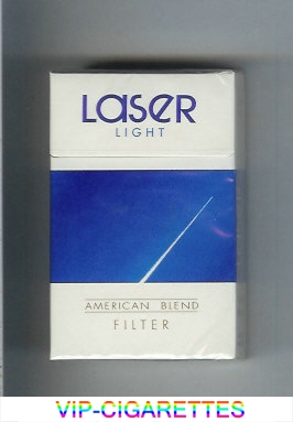 Laser Light American Blend Filter Cigarettes hard box