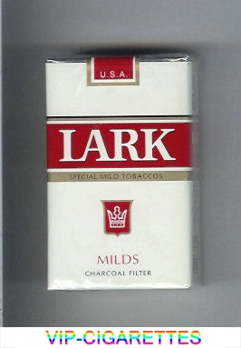 Lark Special Mild Tobaccos Milds Charcoal Filter white and red cigarettes soft box