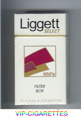 Liggett Select 100s Filter Box cigarettes hard box