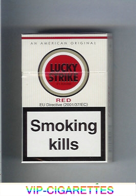Lucky Strike Red cigarettes hard box