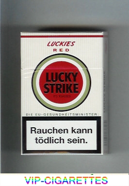 Lucky Strike Luckies Red cigarettes hard box
