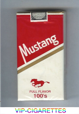 Mustang Full Flavor 100s cigarettes soft box
