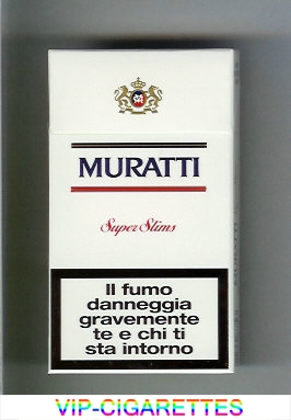 Muratti Super Slims 100s cigarettes hard box