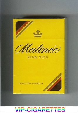 Matinee King Size Selected Virginia cigarettes hard box