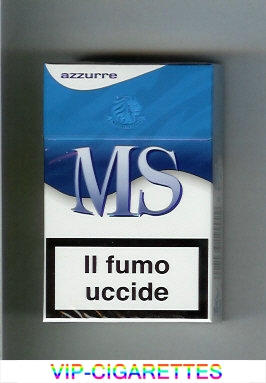 MS Messis Summa Azurre cigarettes hard box