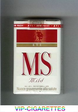 MS ETI Mild cigarettes soft box