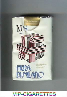 MS Fiera Di Milano 1977 Blu cigarettes soft box