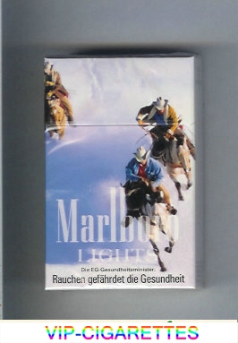 Marlboro Lights hard box filter cigarettes
