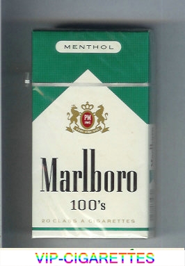 Marlboro Menthol 100s cigarettes hard box