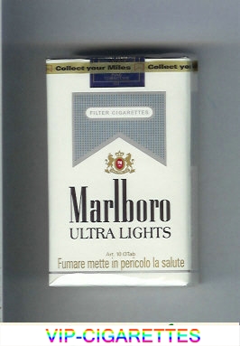 Marlboro Ultra Lights cigarettes soft box