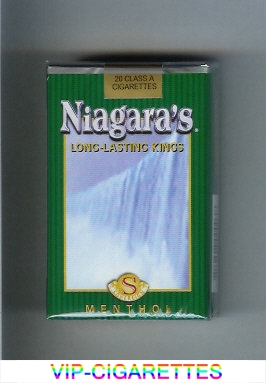 Niagara's Menthol cigarettes soft box