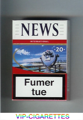 News International Waimea Bay, HW white and red cigarettes hard box