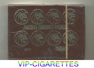 Nat Sherman MGM Grand Hotel cigarettes wide flat hard box