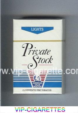 Private Stock Lights cigarettes hard box