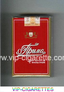 Prima Sigareti S Filtrom red and gold cigarettes soft box