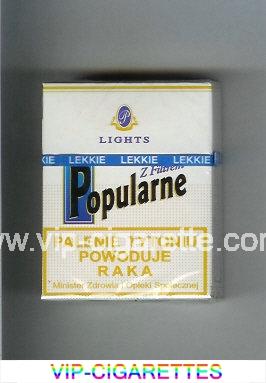 Popularne Lights Z Filtrem white cigarettes hard box