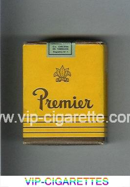 Premier yellow cigarettes soft box