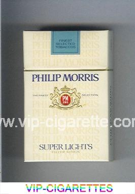 Philip Morris Super Lights cigarettes hard box