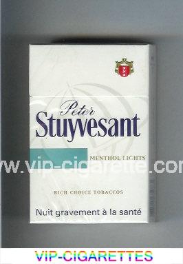 Peter Stuyvesant Menthol Lights cigarettes hard box