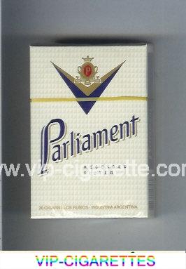 Parliament Recessed Filter white cigarettes hard box