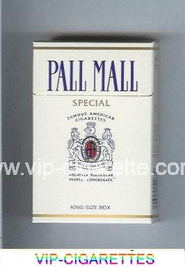 Pall Mall Famous American Cigarettes Special Super Lights cigarettes hard box