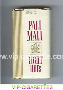 Pall Mall Light 100s cigarettes soft box
