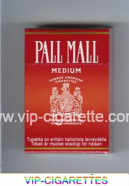 Pall Mall Famous American Cigarettes Medium cigarettes hard box