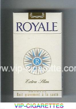 Royale R Extra Slim 100s cigarettes hard box
