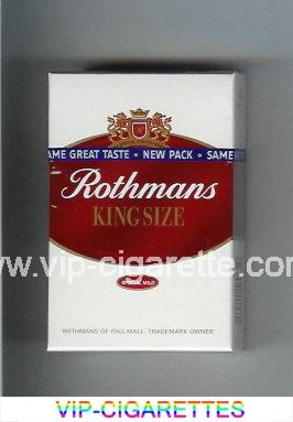 Rothmans King Size Special Mild By Special Appointment cigarettes hard box