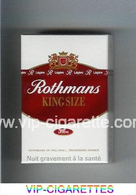 Rothmans King Size Legere By Special Appointment cigarettes hard box