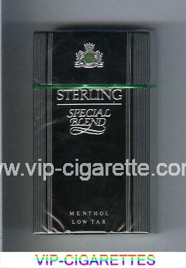 Sterling Special Blend 100s Menthol cigarettes hard box