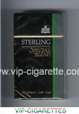 Sterling Special Blend Menthol 100s cigarettes hard box