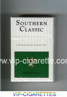 Southern Classic Menthol cigarettes hard box