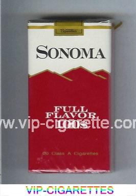 Sonoma Full Flavor 100s cigarettes soft box